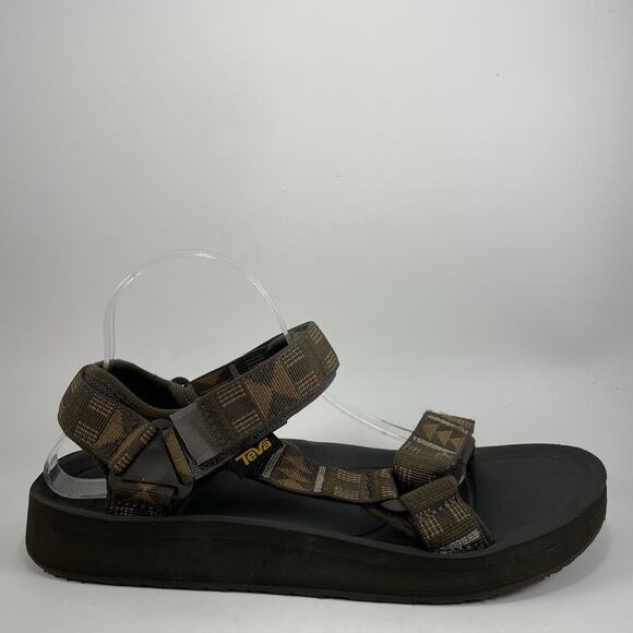 Teva Universal Original Premier Sandals Mens Size 11 Green Aztec Active Hiking - Picture 1 of 9